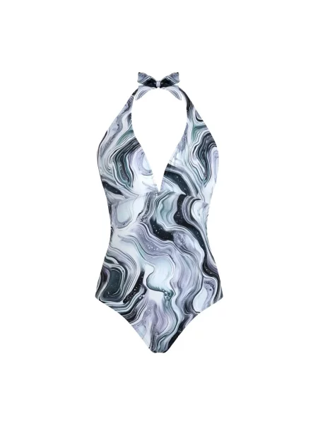 Wielobarwność stroj jednoczęściowy Vilebrequin z dekoltem halter