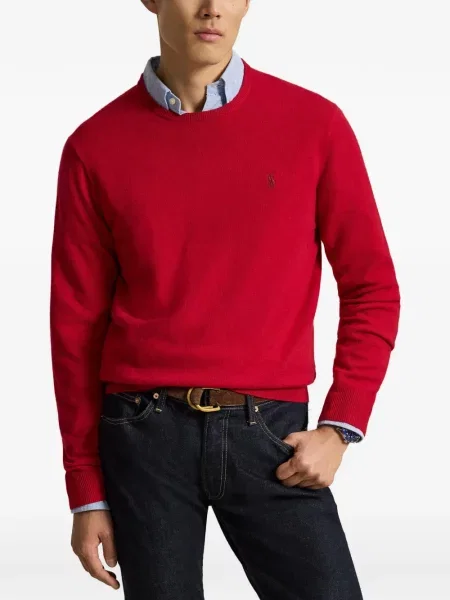 Вълнен пуловер Polo Ralph Lauren виолетово