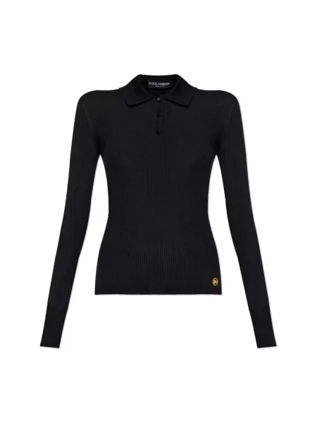 Koszulka polo Dolce And Gabbana czarna
