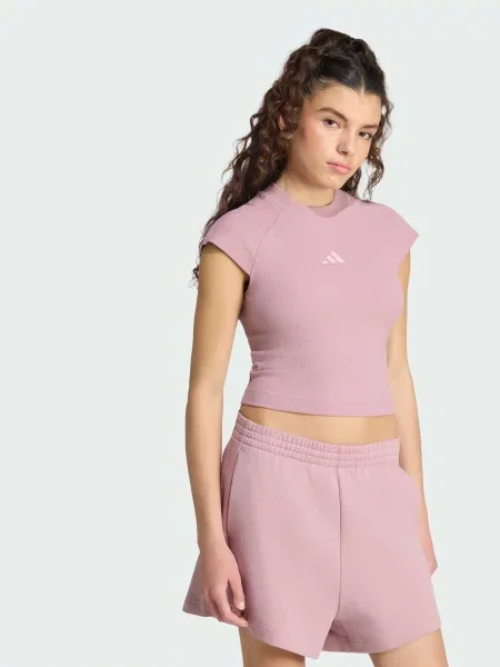 Футболка adidas комбінований верх фіолетовий