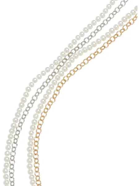 Urban Classics Slnečné okuliare Pearl layering Chain zlatá