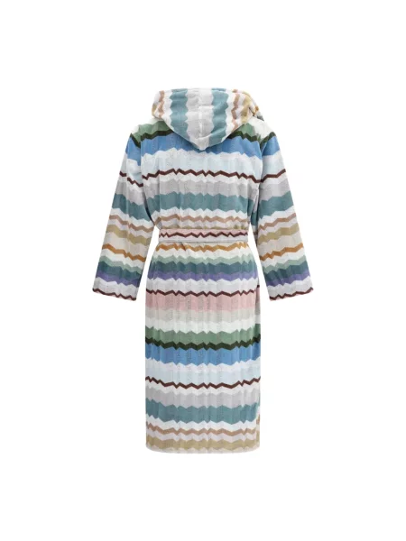 Szlafrok Missoni Home z kapturem frotte
