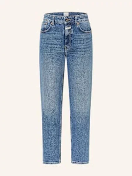 Closed Straight Džíny Milo mbl mid blue modré