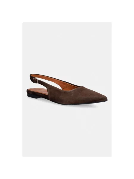 Vagabond Shoemakers baleriny zamszowe HERMINE brązowe