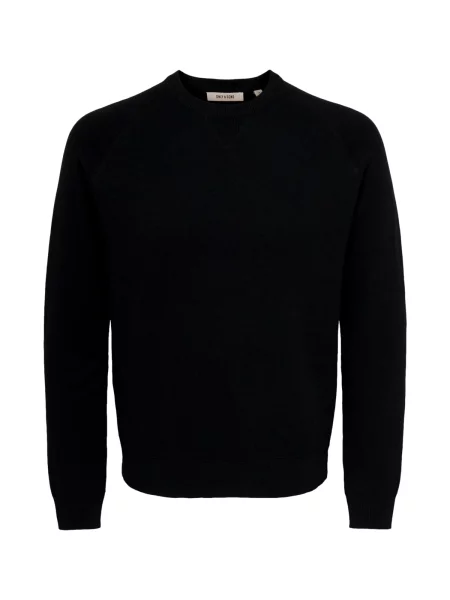 Only & Sons Pulover ONSVILLAS' negru