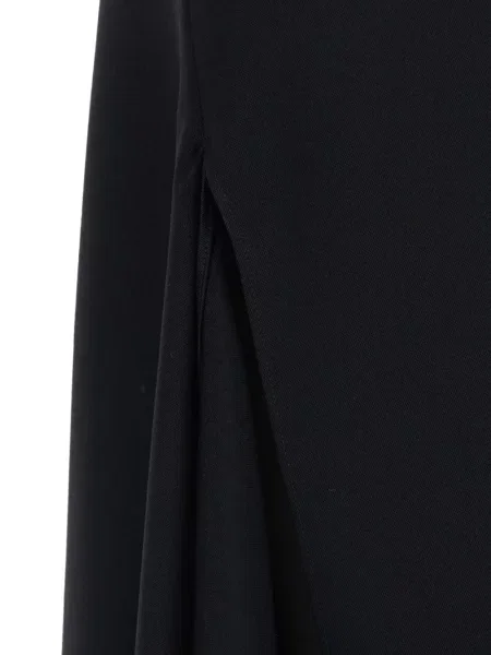 Fustă midi Givenchy asimetrică negru
