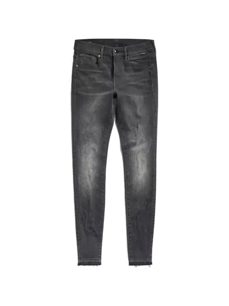 Blugi skinny G-star Raw skinny fit cu autograf negru