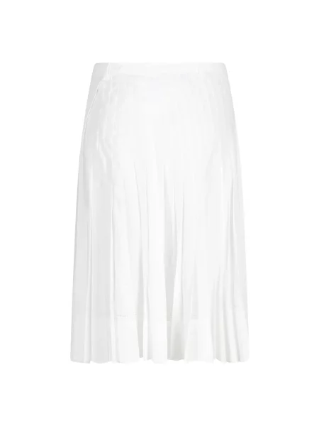 Spódnica midi Low Classic klasyczna biała