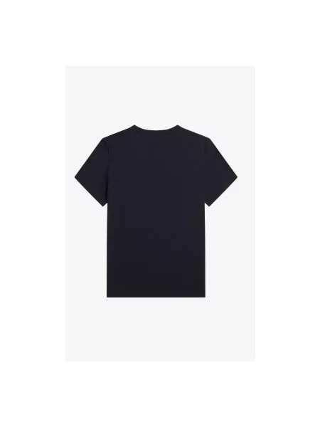 Koszulka Fred Perry z okrągłym dekoltem niebieska