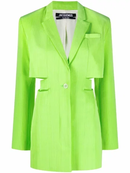 Rochie Jacquemus de costum verde