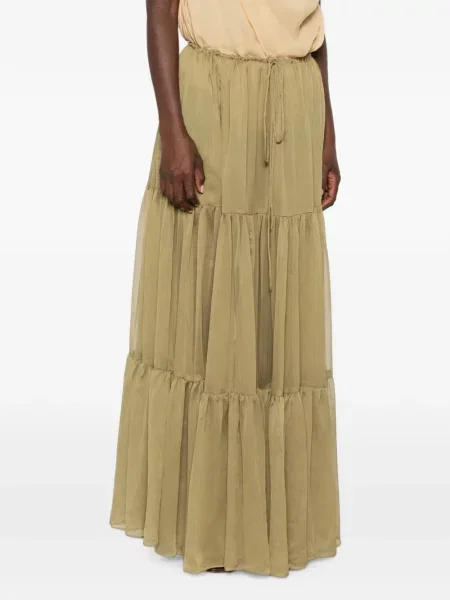 Fusta maxi Arcina Ori verde