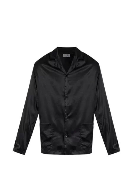 Cămașă Mm6 Maison Margiela din satin negru