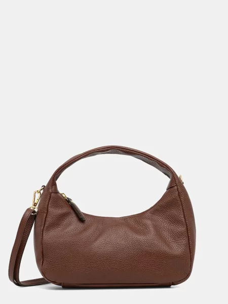 Кожена чанта Answear.LAB кафяво