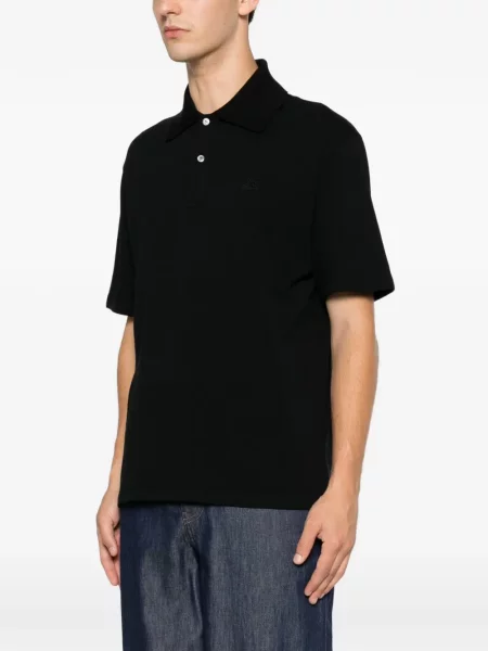 Tricou polo Loewe cu broderie negru