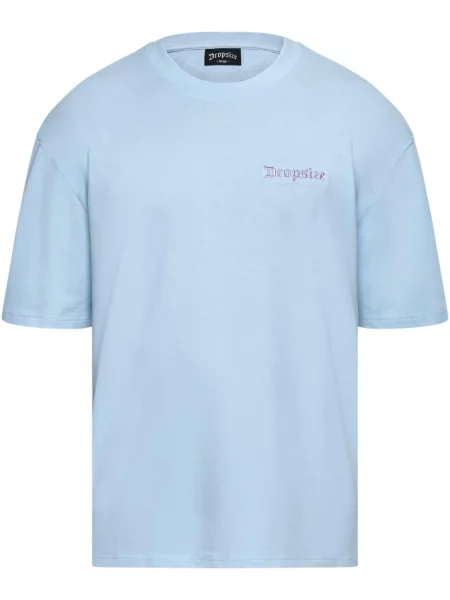 Dropsize Tričko světlemodrá fialová