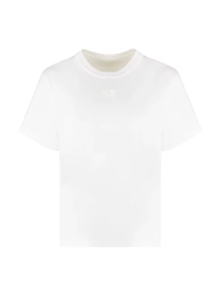 Koszulka polo Alexander Wang z autografem biała