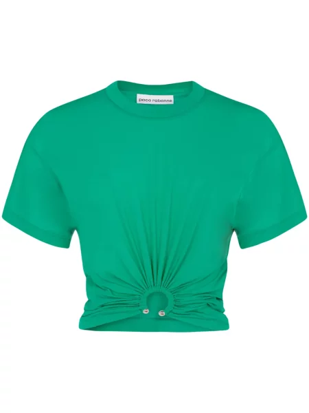 Scurt tricou Paco Rabanne verde