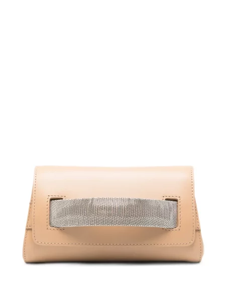 Kožna clutch torbica Orciani