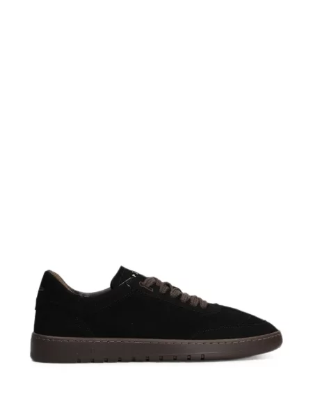 Sneakerși Piumha Studio din piele de căprioară negru