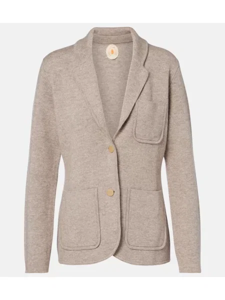 Sacou Jardin Des Orangers de lână bej