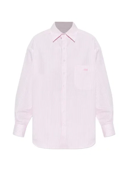 Koszula Paramidonna w paski różowa