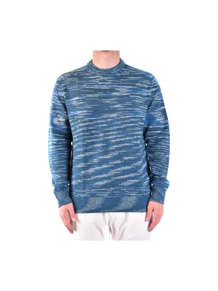 Dzianinowy sweter Missoni niebieski