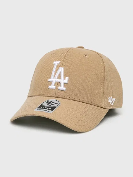 - Шапка MLB Los Angeles Dodgers бежово