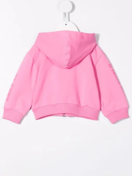 Bluza z kapturem dziecięca Chiara Ferragni różowa