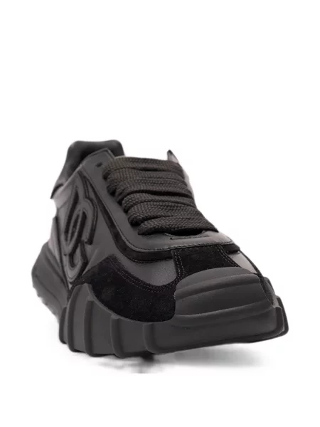 Sneakerși Dolce & Gabbana cu autograf negru