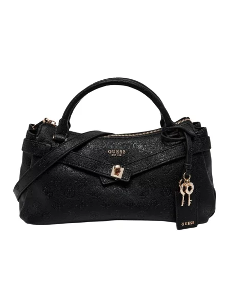 Torebka crossbody Guess z logo czarna