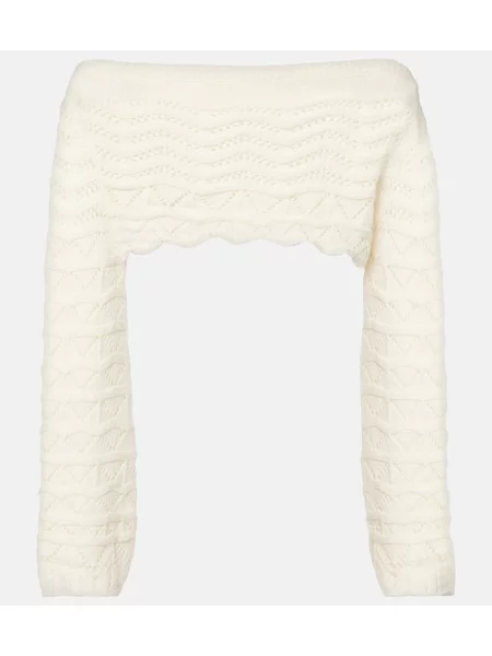 Top Bananhot w paski o krotszym kroju biały