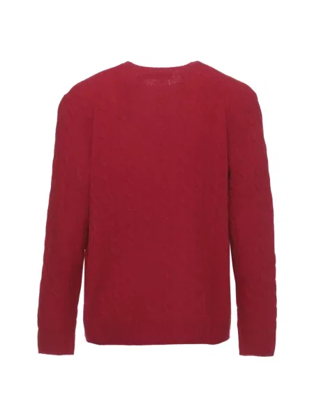 Sweter Polo Ralph Lauren z kaszmiru czerwony