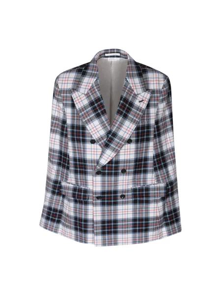 Garnitur Comme Des Garcons wełniany biały