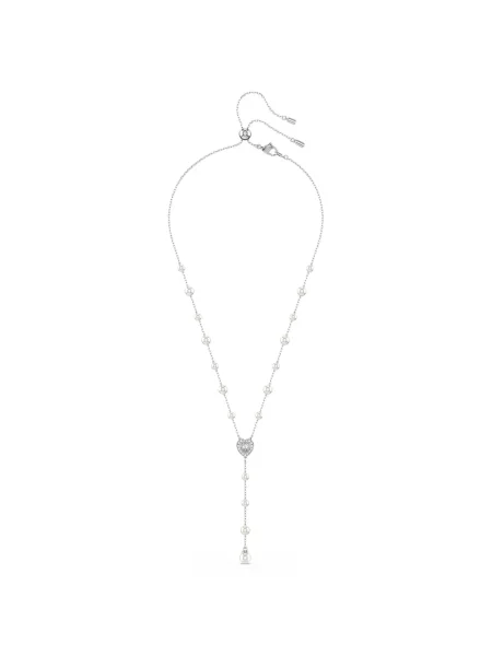 Naszyjnik Swarovski szary