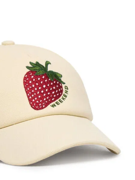 Baseball sapka Weekend Max Mara Ekru bézs