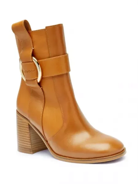 See By Chloé De piele botine cu