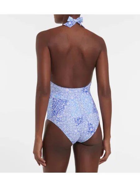 Costum de baie Heidi Klein cu imagine albastru