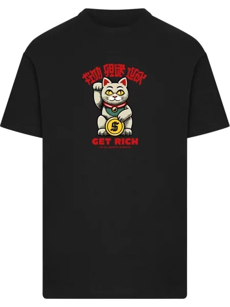 Mister Tee Póló Find Your Luck vegyes színek fekete