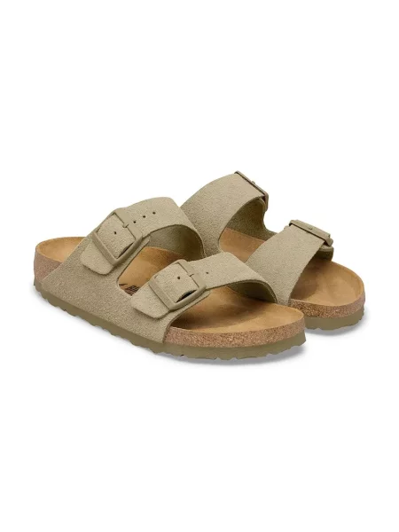 Замшевые шлепанцы Birkenstock