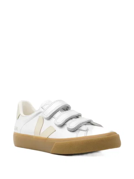 Sneakerși Veja din piele argintiu