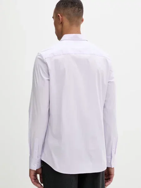 Calvin Klein férfi ing pamuttal lila