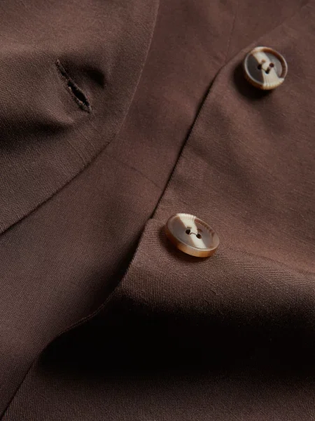 Длинный жилет Reserved коричневый