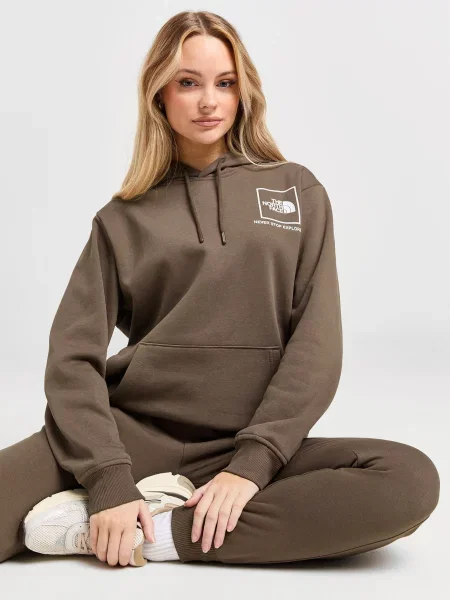 The North Face Bluza Z Kapturem Outline brązowa