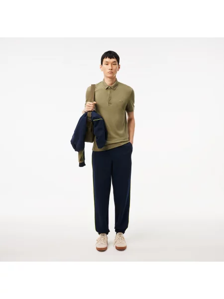 Поло Lacoste зеленое