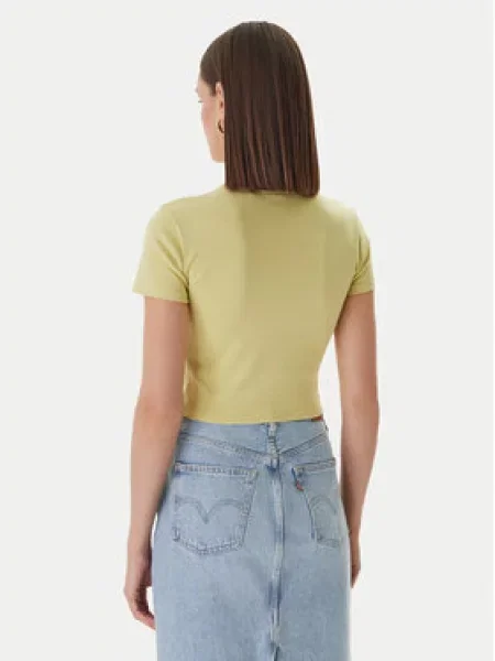 HUGO Póló Delanor Világoszöld Slim Fit