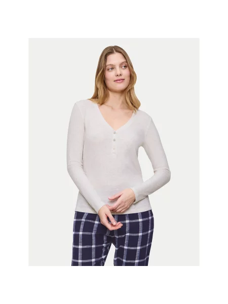 Triumph Pizsama felső Mix&Match Ekru