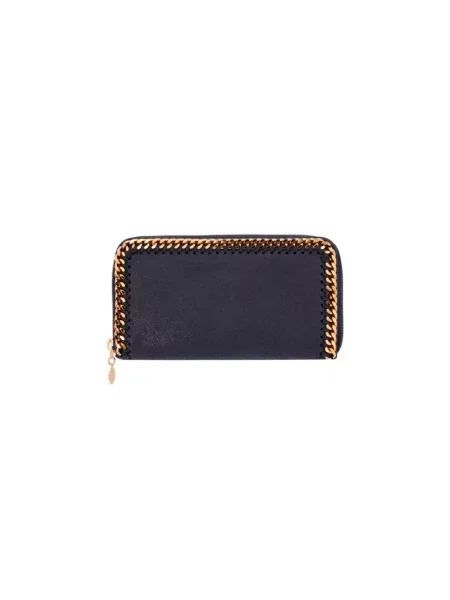 Portfel Stella Mccartney skórzany niebieski