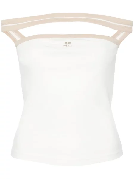 Top Courreges alb