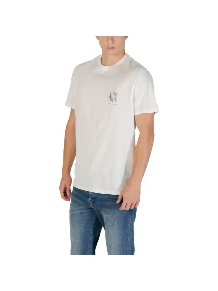 Armani Exchange Tricou alb
