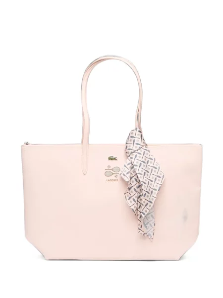 Shopper kabelka Lacoste růžová